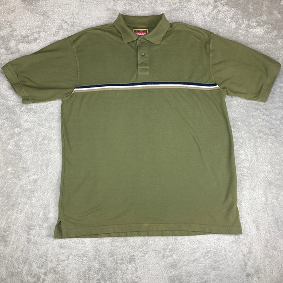Wrangler Other - Wrangler Hero Mens Olive Green Short Sleeve Collared Polo‎ Shirt Size L